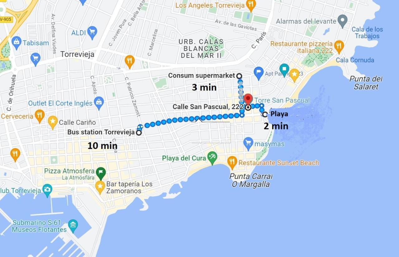 Apartmán 222 San Pascual, Playa Del Cura, Torrevieja Exteriér fotografie